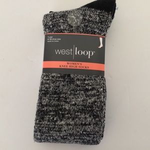WEST LOOP COZY KNEE HIGH SOCKS NWT